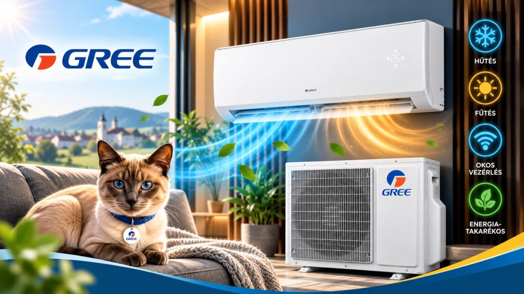 Gree Amber Royal 3,5 kW Fűtésre optimalizált