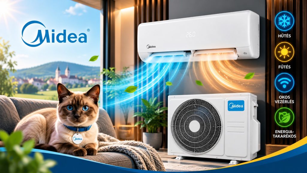 Midea All Easy Pro 2,6 kW Fűtésre optimalizált