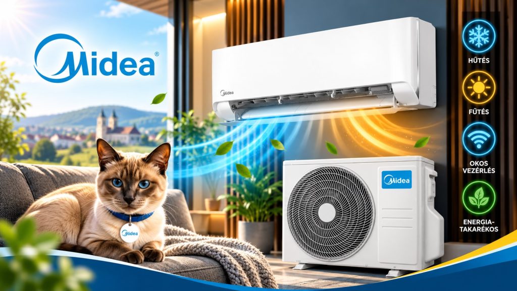 Midea Breezeless E 2,5 kW Fűtésre optimalizált