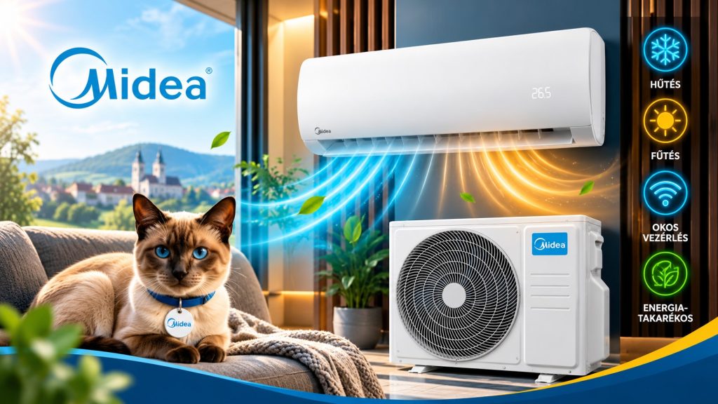 Midea Xtreme save 2,6 kW Fűtéskiegészítésre alkalmas